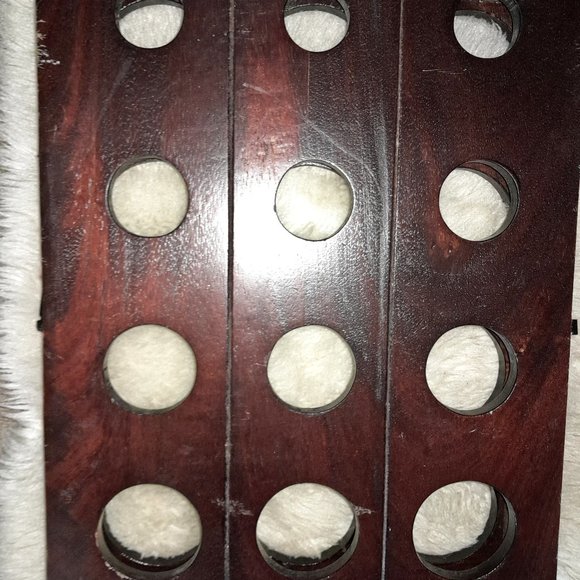 Rack 'Em Up! Heavy Finished Wood Wine Rack - Picture 3 of 6